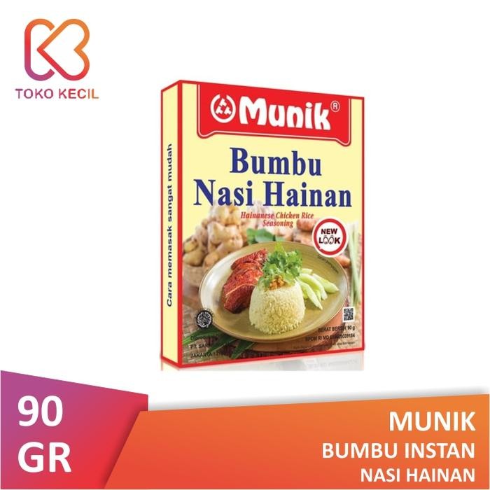 

Stok Baru Munik Bumbu Nasi Hainan 90gr