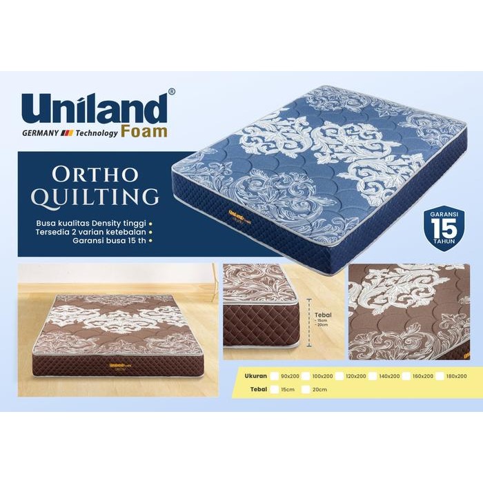 Kasur Busa Uniland Ortho 120X200 Cm Tebal 20 Cm Orthopedic