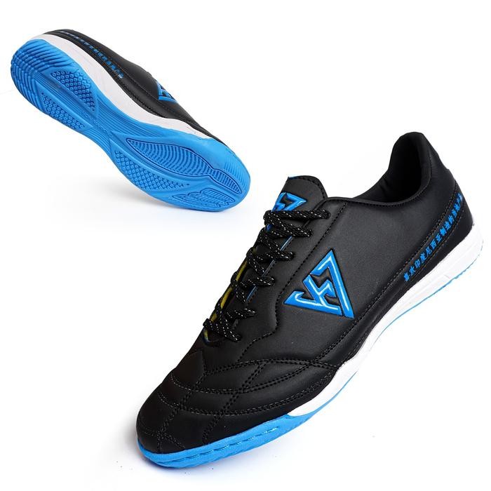 Pilihan- K7-Sepatu Futsal Classic Ic Dewasa Anak-Black Blue Specs Lightspeed 2 Carbon Sepatu