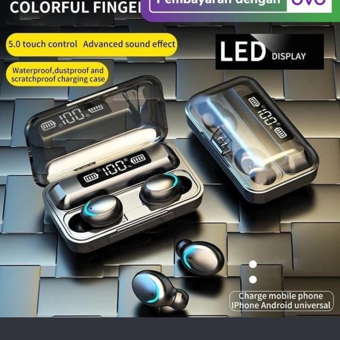 earphone bluetooth Tws F9 5.0