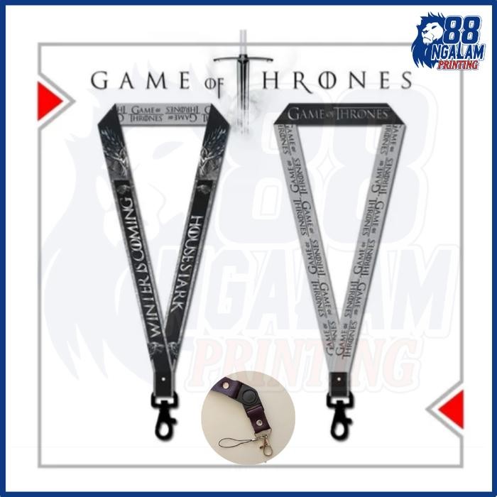

OJ Lanyard Game Of Throne / Custom Lanyard Tali Gantungan Kunci HP IDCard