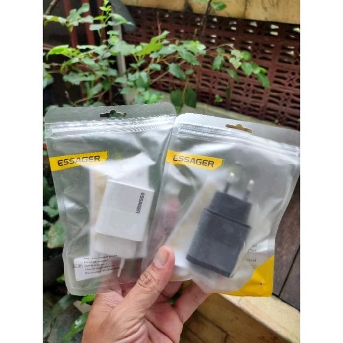 NEW PRODUK ADAPTOR / KEPALA CHARGER ESSAGER GAN 33WATT (PORT USB A, USB C) MODEL ES-CD29. WITANI63