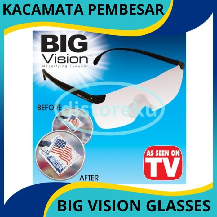 

SALE DM - Kacamata Big Vision Magnifier Eyewear Glasses Pembesar Objek