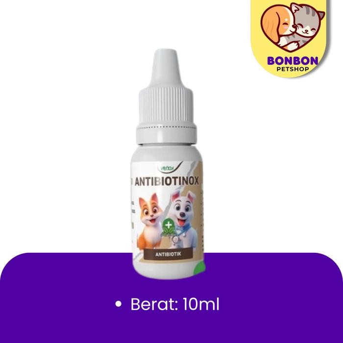 Chocolatoslatoe Antibiotinox Obat Antibiotik Venox Mencegah Virus Jamur Bakteri Kucing Anjing Virus