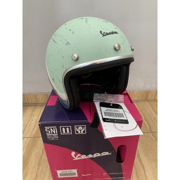HELM VESPA HERITAGE AQUA ORIGINAL PIAGGIO