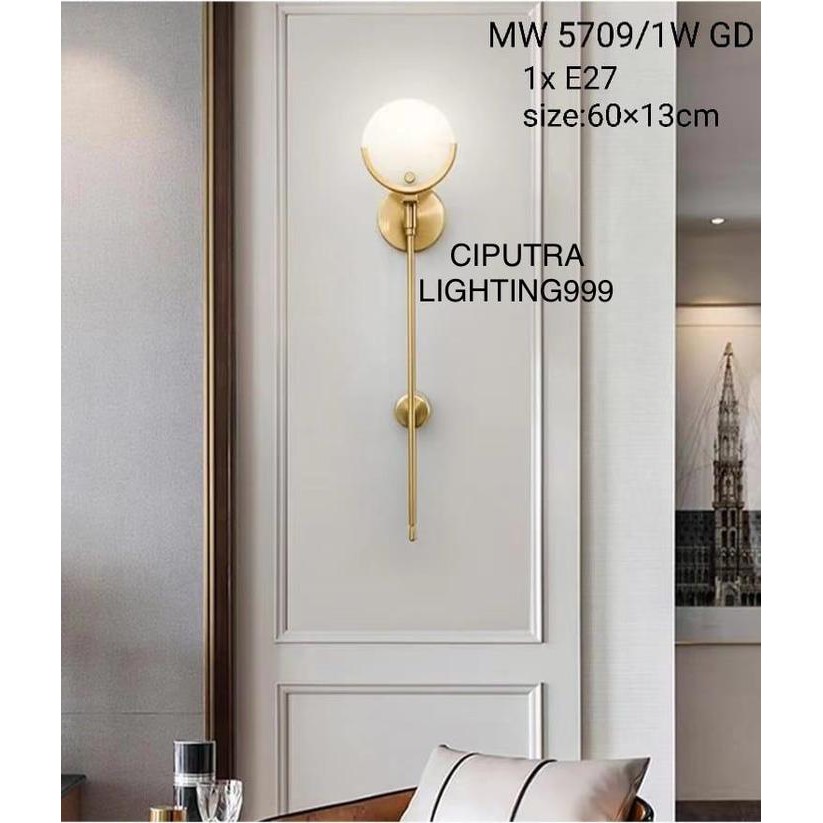 LAMPU DINDING HIAS MINIMALIS 1 LAMPU RUANG TAMU ELEGANT