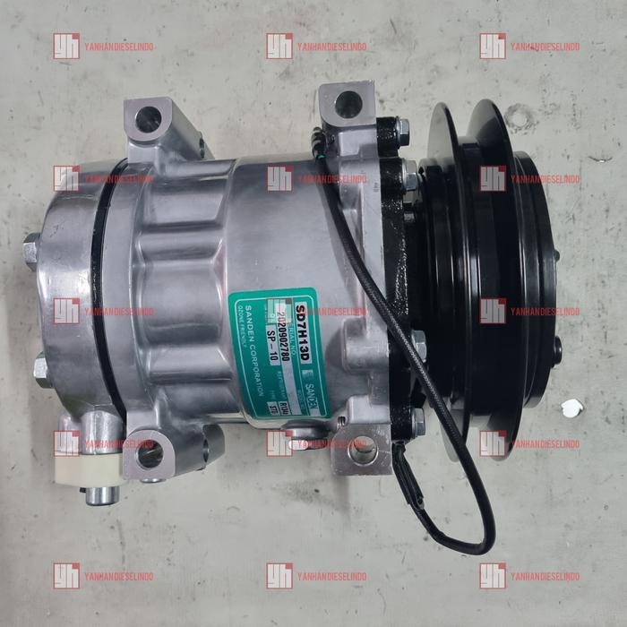 Compressor AC Kobelco SK200 SK200-6 Sanden SD7H13D SD7H13