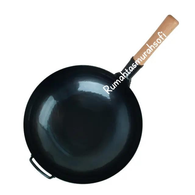 Wajan Baja Wok Baja Kuali Baja Seasoning Siap Pakai