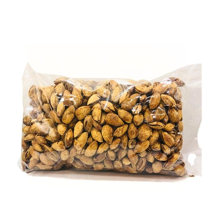 

Kacang Almond Panggang 500gr Almond Roasted/Almond Vanilla Madu