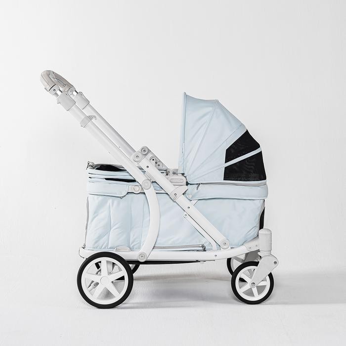 POMPOLARR PET CLASSIC WAGON STROLLER ANJING KUCING STROLLER ANJING BESAR LOW BODY STROLLER DOG