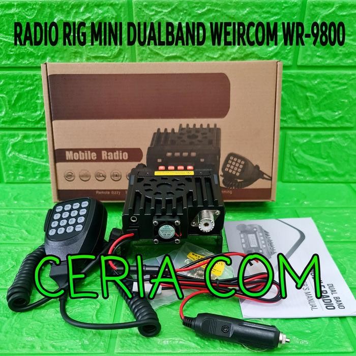 RADIO RIG MINI WEIRCOM WR-9800 MIRIP UV8900 REDELL ASIMOTON WEIRWEI
