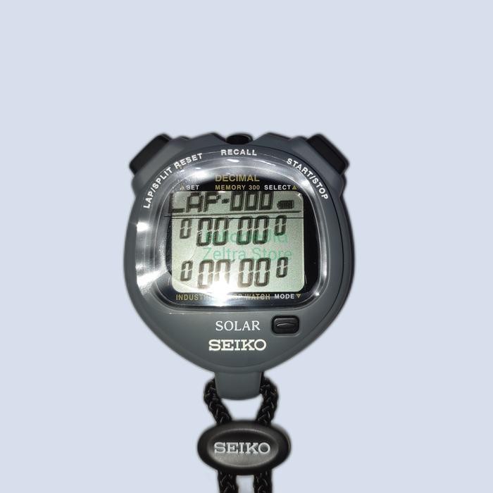 Stopwatch Seiko Solar Svaj999 Original Promo 