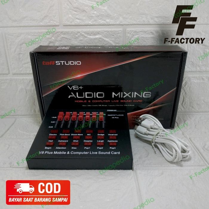 Jual Original Taffstudio Soundcard V8+