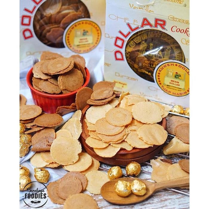 ORIGINAL Halal Kuweh Dollar / Kue Cookies Dollar Tjap Masin Aneka Rasa