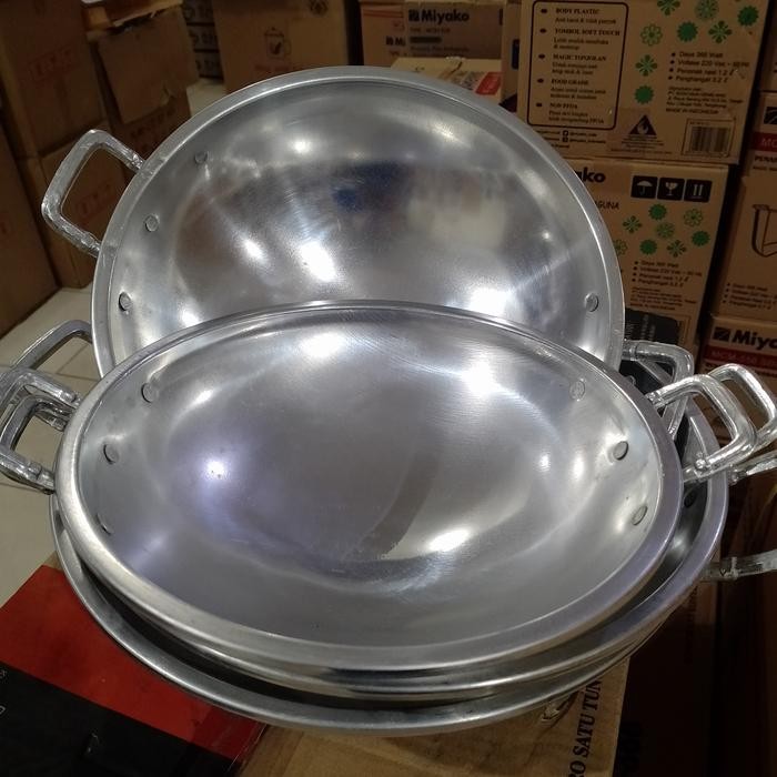 Terbaik Wajan Aliuminium Maspion Kilap Jawa 35Cm / Wajan 35 Jawa / Wajan 35 Alumunium Jawa 100% Ori
