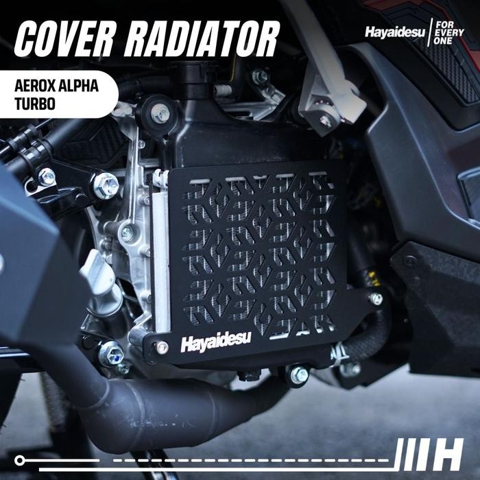 Hayaidesu Radiator Cover Aerox Alpha Turbo - Cover Radiator Aerox Alpha