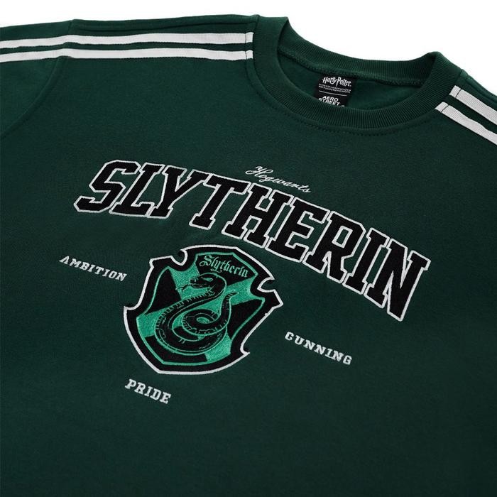 TERLARIS Crewneck Slytherin Hijau Botol er shirt BADAA READY STOCK