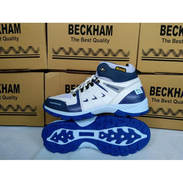 Eiger - Sepatu Boot Beckham Paramount Biru Putih Size 39 - 43 / Hiking / Mendaki / Khazelshoes Busa