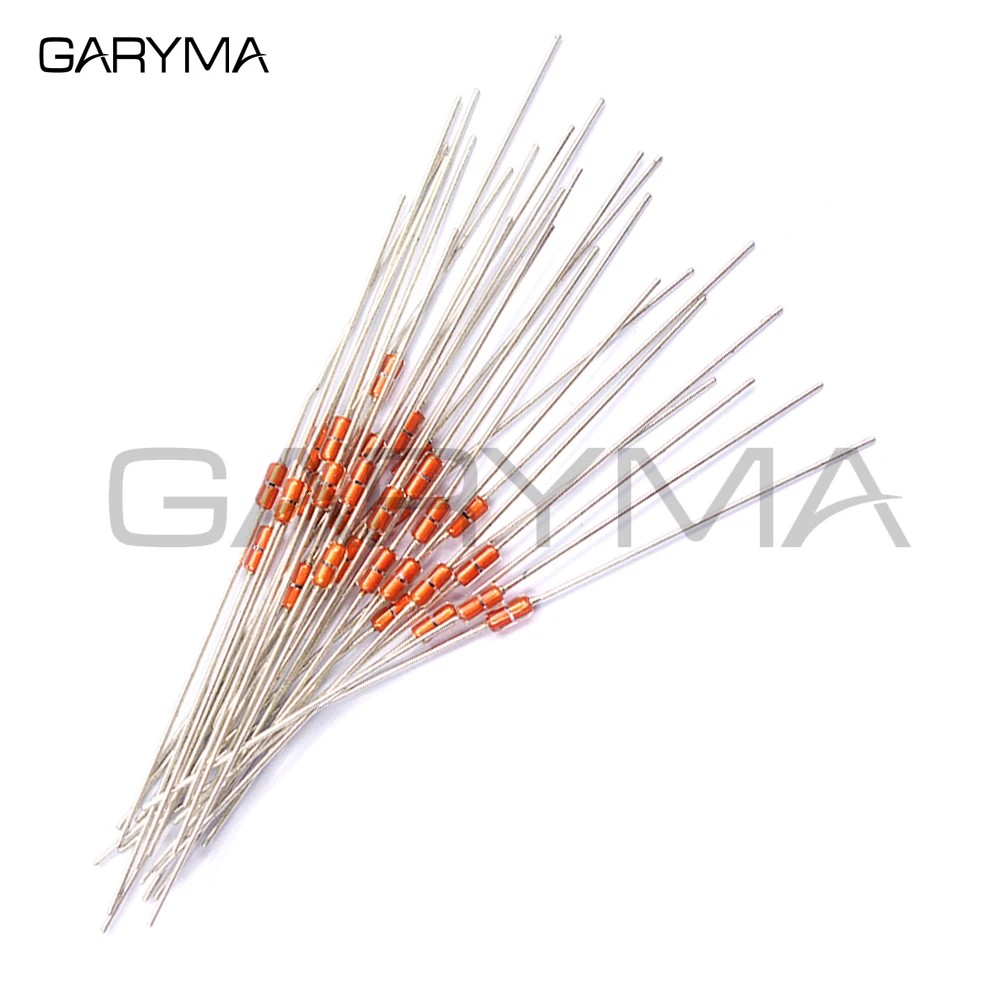 IMPORT 20Pcs Glass Sealed Thermistor NTC MF58 3950 B 5% 5K 10K 20K 50K Thermistor Sensor