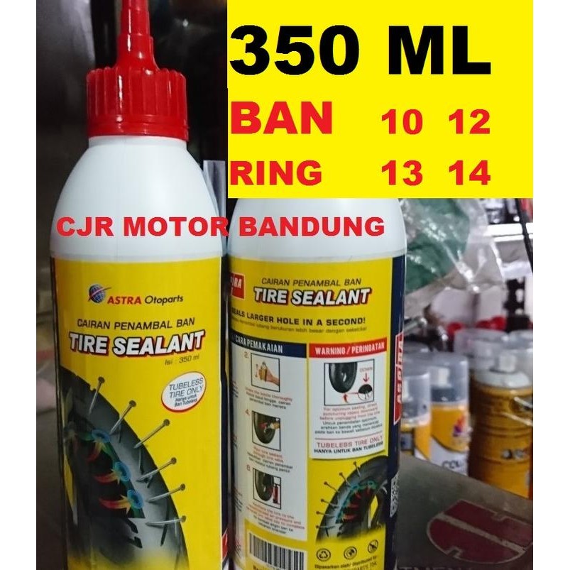 wcp4- Cairan Tambal Ban Tire Sealant Ban Tubeless Tubles Motor Matic Ring 14