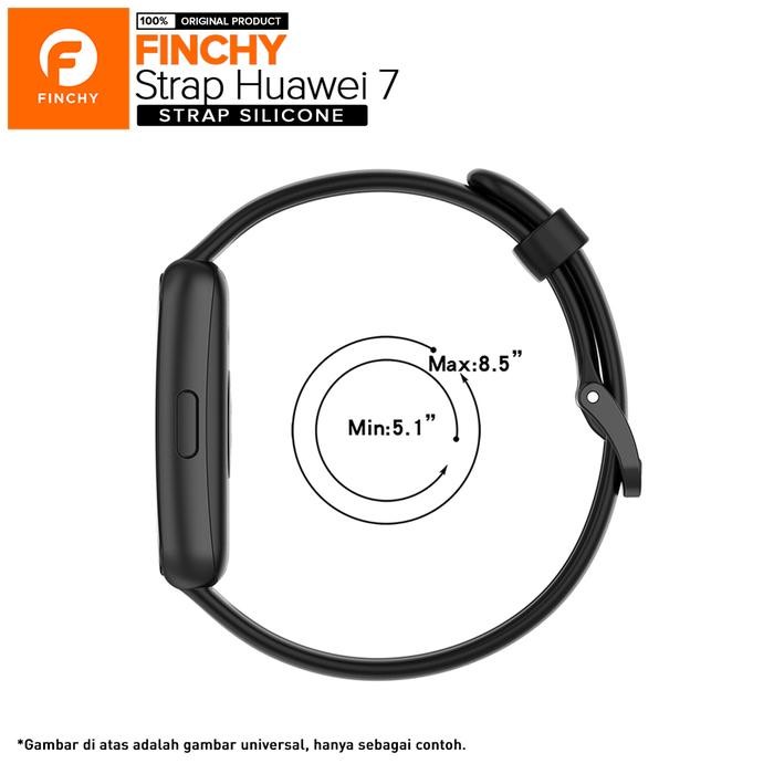 Finchy Silicone Strap For Huawei Band 7 Replacement Wristband Original Best Seller