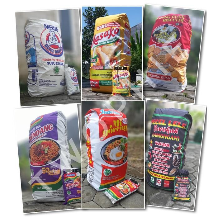 Cover Bag / Rain Cover / Pelindung Tas Motif Custom Warna Warni Waterproof Tali Terlaris