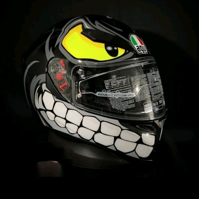helm AGV K3SV angry black
