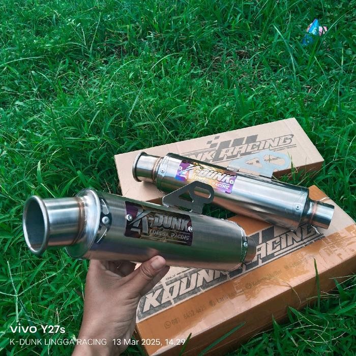 Silencer Knalpot Salemba Samlong Stainles inlet 38 Motorcycle