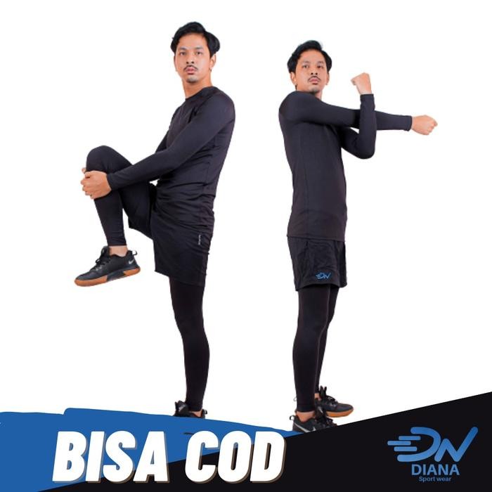 ohxi- Baselayer Pria Full Set Pakaian Olahraga Running Gym Pria/Base Layer Pria Jumbo/Paket