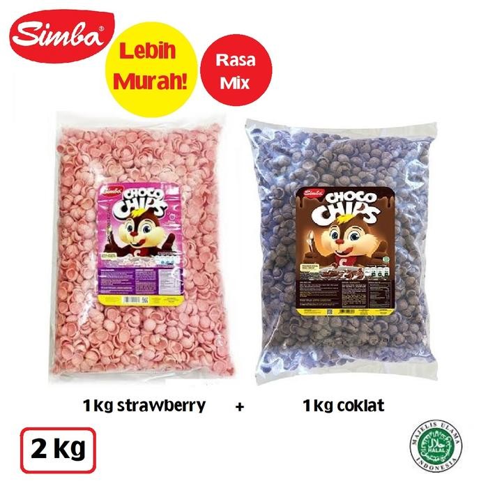 instanGasPoll- Paket Hemat Sereal Choco Chip Simba 2Kg Coco Crunch Cereal