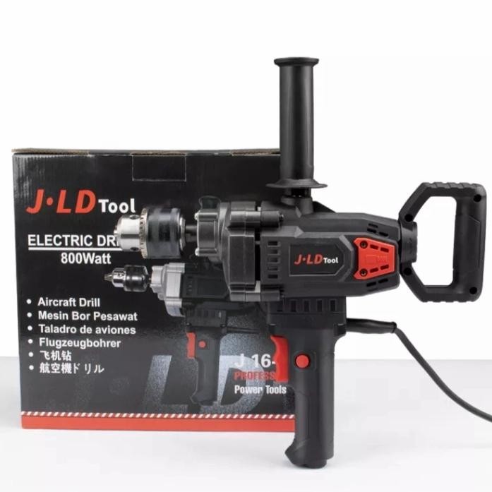 Mesin Bor Multifungsi 16Mm Jld 750W Electric Drill Variable Speed