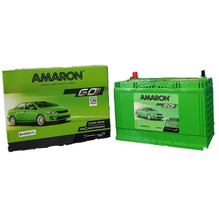 95D31L AMARON GO AKI MOBIL TOYOTA FORTUNER DIESEL