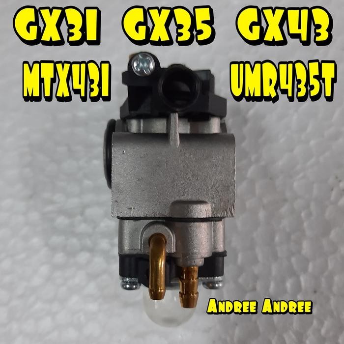 GX-31 GX-35 GX-43 Carburator Assy potong Rumput Honda GX31 GX35 GX43