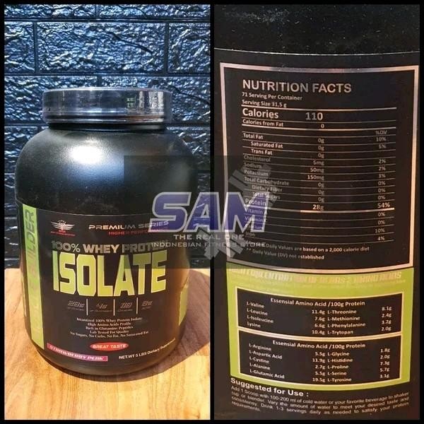 ORIGINAL  Suplemen Fitness BXN Isolate 5 lb Whey Protein Isolate
