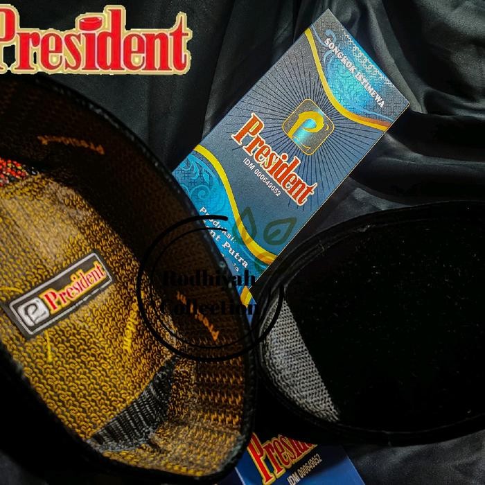 KirimCpT- Songkok Peci President Ac Original Kopiah Polos Hitam Peci President