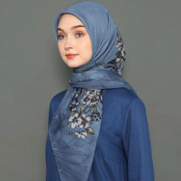ORIGINAL AZRA Series Miss Color Voile Scarf Ultrafine Polyfon - Hijab Size 120 x 120 cm READY STOCK