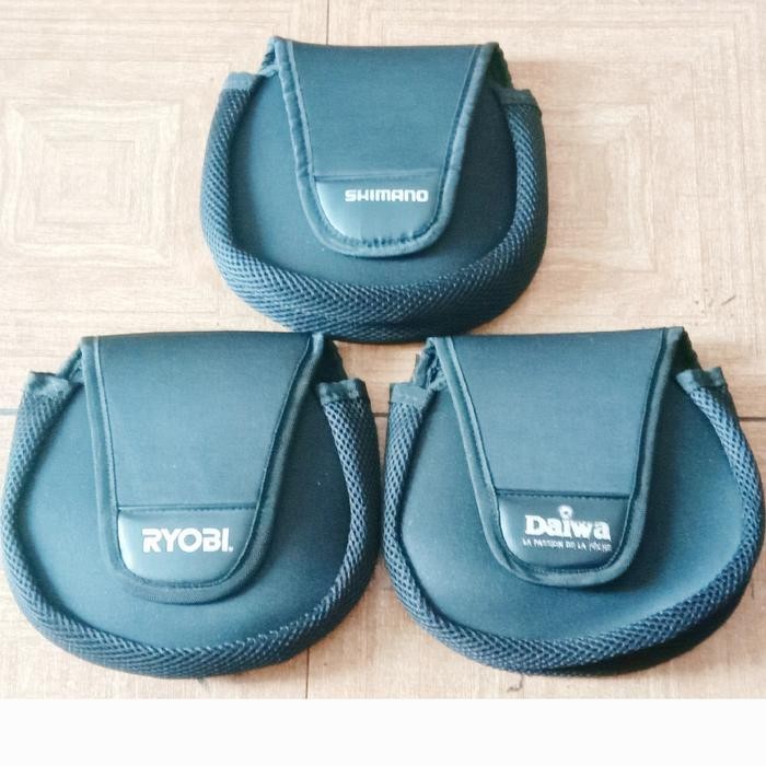 Reel Case Pouch Sarung Pancing Shimano Daiwa Ryobi L M S Spinning & Bc Pasti Ori