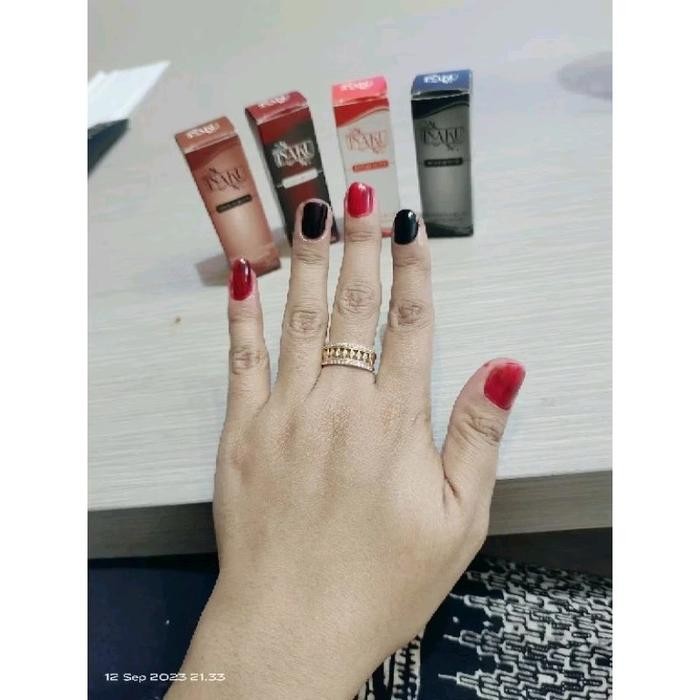 [COD] Inaku Henna Kuku/ Pacar Kuku Muslimah 15ml Halal Sah Buat Sholat Maroon - Kutek InaiKu Cair