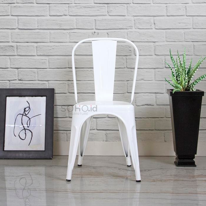 ed7f- Soho.Id Soho Kursi Cafe Besi Kursi Makan - Kursi Tolix Metal