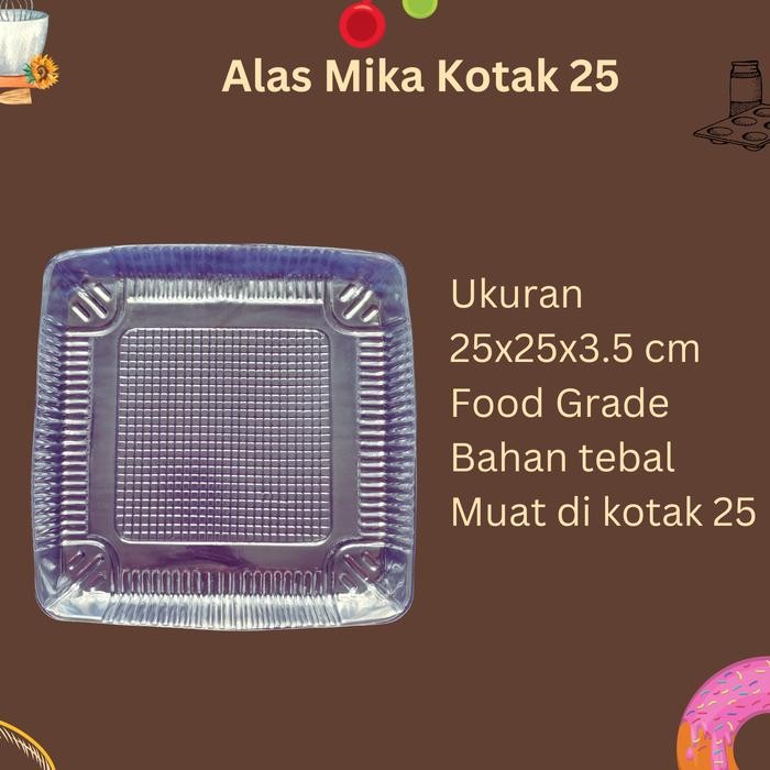 Mika Alas Puding 25cm - Kotak