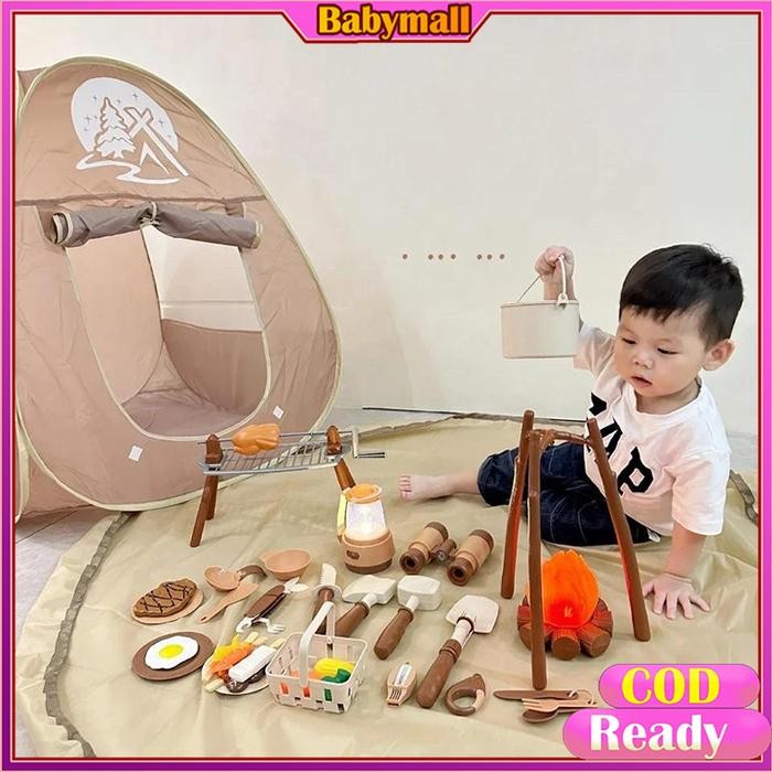 READYMAINAN KEMPING SET ANAK LENGKAP DENGAN ALAT MASAK MASAKAN / TENDA KEMAH ANAK / CAMPING SET