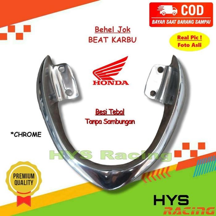 DISKON HYC Behel Belakang BEAT Karbu - Begel Jok Variasi Motor Bahan Besi Tebal - Promo Aksess Motor