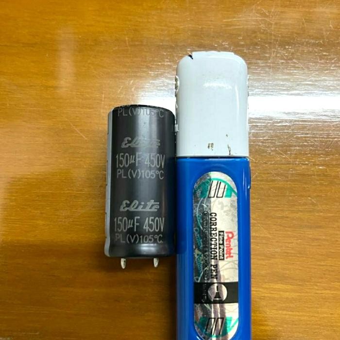 Capasitor Kapasitor Elco 150 uF 450 volt 150 mikro 450 volt