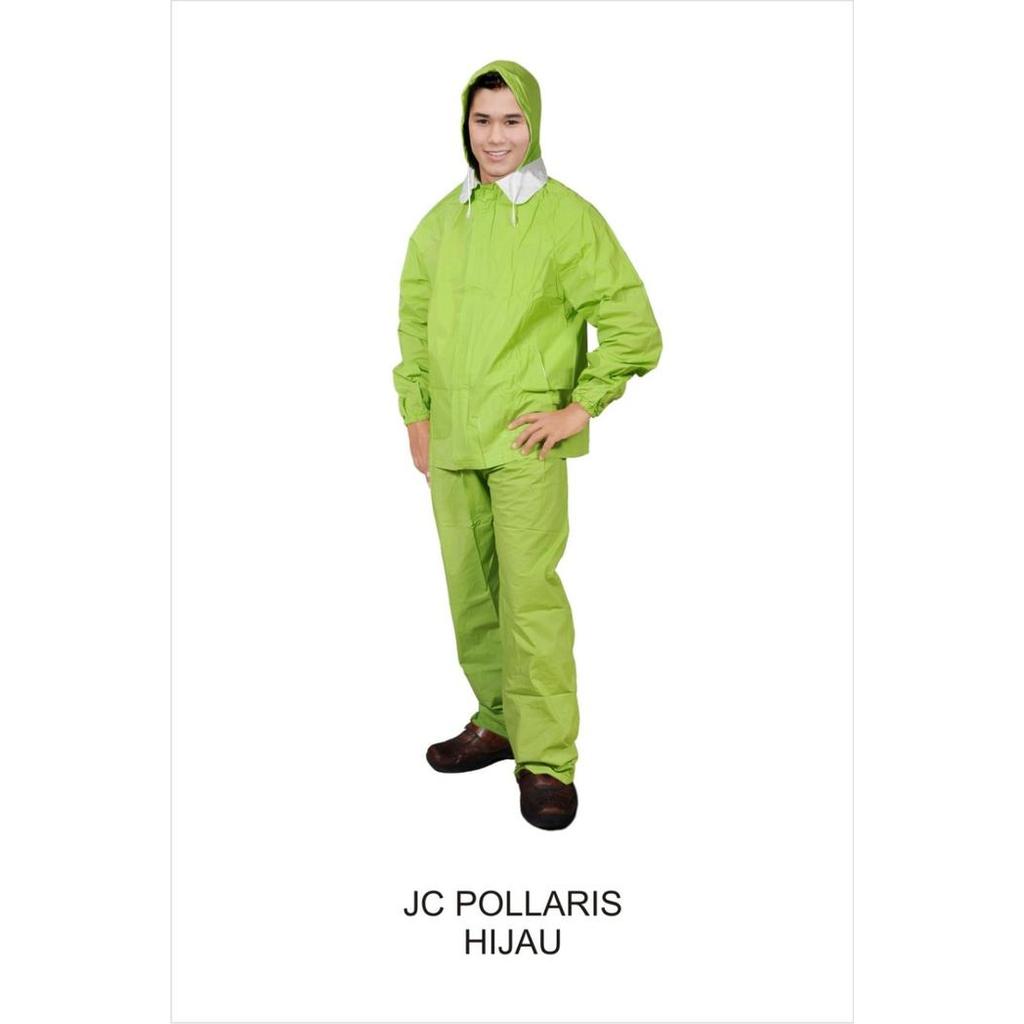 Jas Hujan Jaket Celana Pollaris - Hijau
