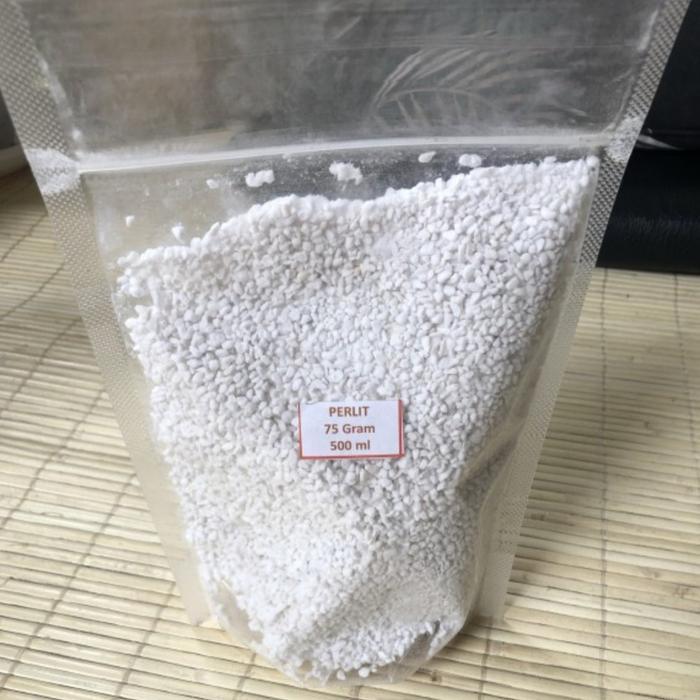 TERUJI Perlite, ukuran kasar putih, hidroponik, reptil, gecko