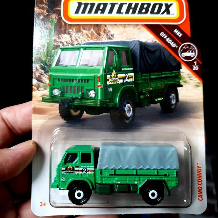 Matchbox Camo Convoy Green Terbaru