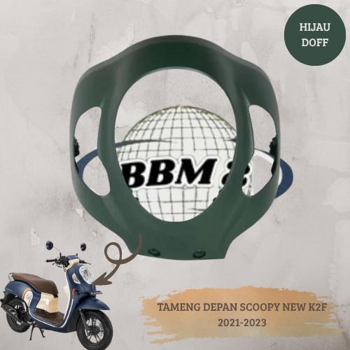 Cod - Tameng Depan Scoopy 2023 Hijau Doff