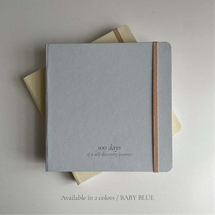100 DAYS OF A SELF DISCOVERY JOURNEY - JOURNAL BOOK BY KEARTAS STUDIO /NOTEBOOK JURNAL DIARY