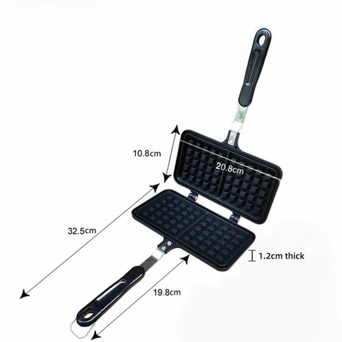 Khusus Grab Waffle Croffle Maker Pan