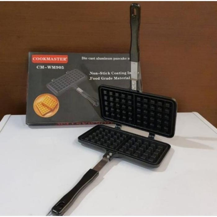 Cookmaster Waffle Maker Cetakan Kue Wafel Persegi Croffles Croissant